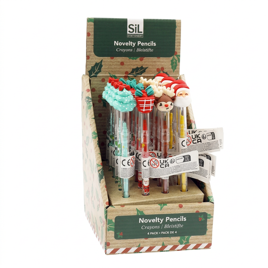 Christmas swap point pencil