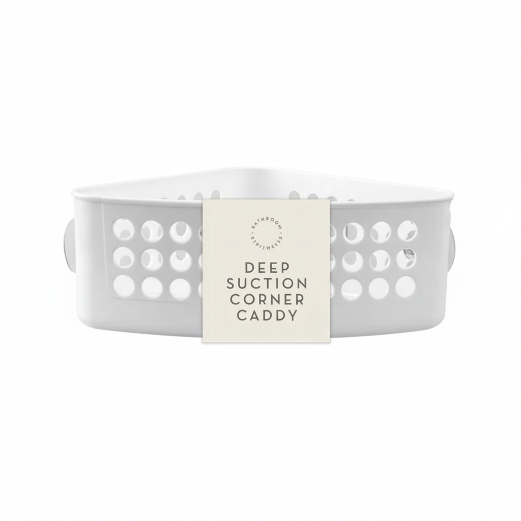 Deep suction corner caddy