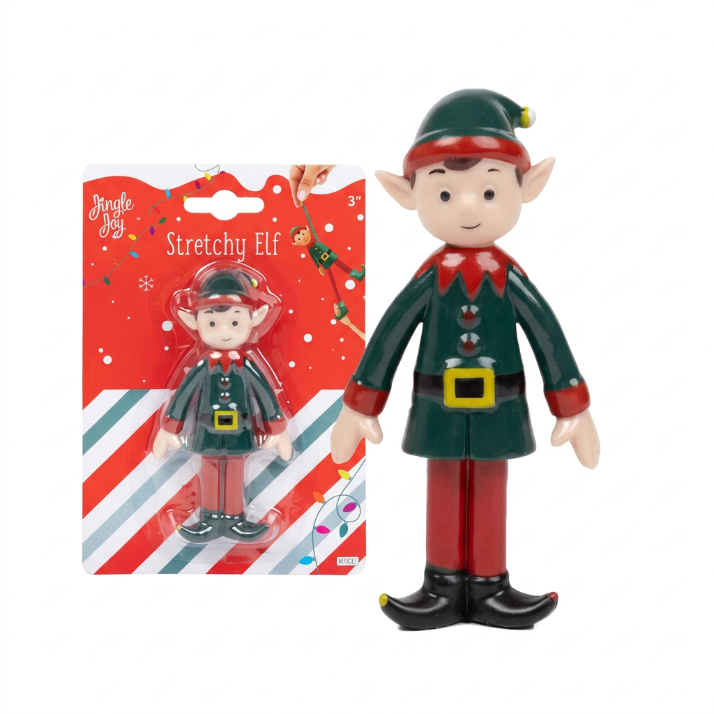 Stretchy Christmas elf.