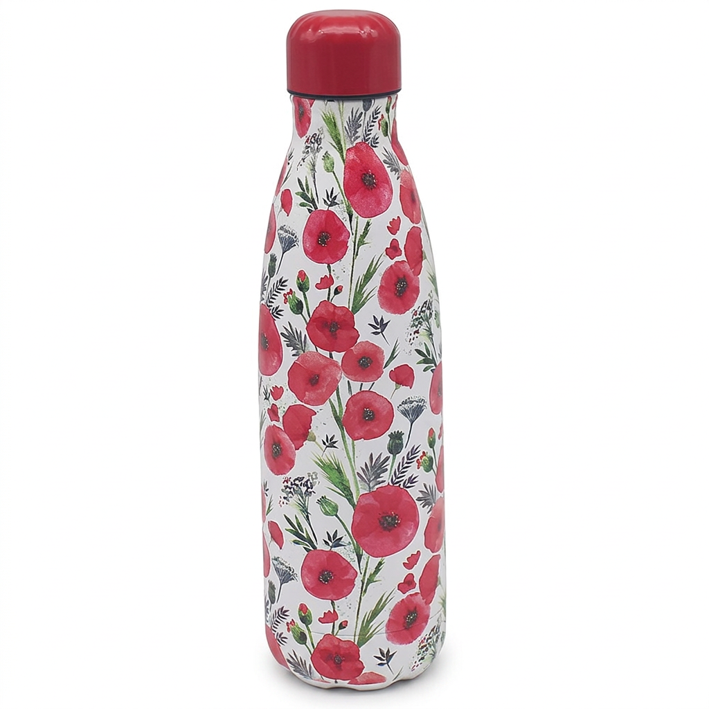 Poppy fields drinks bottle