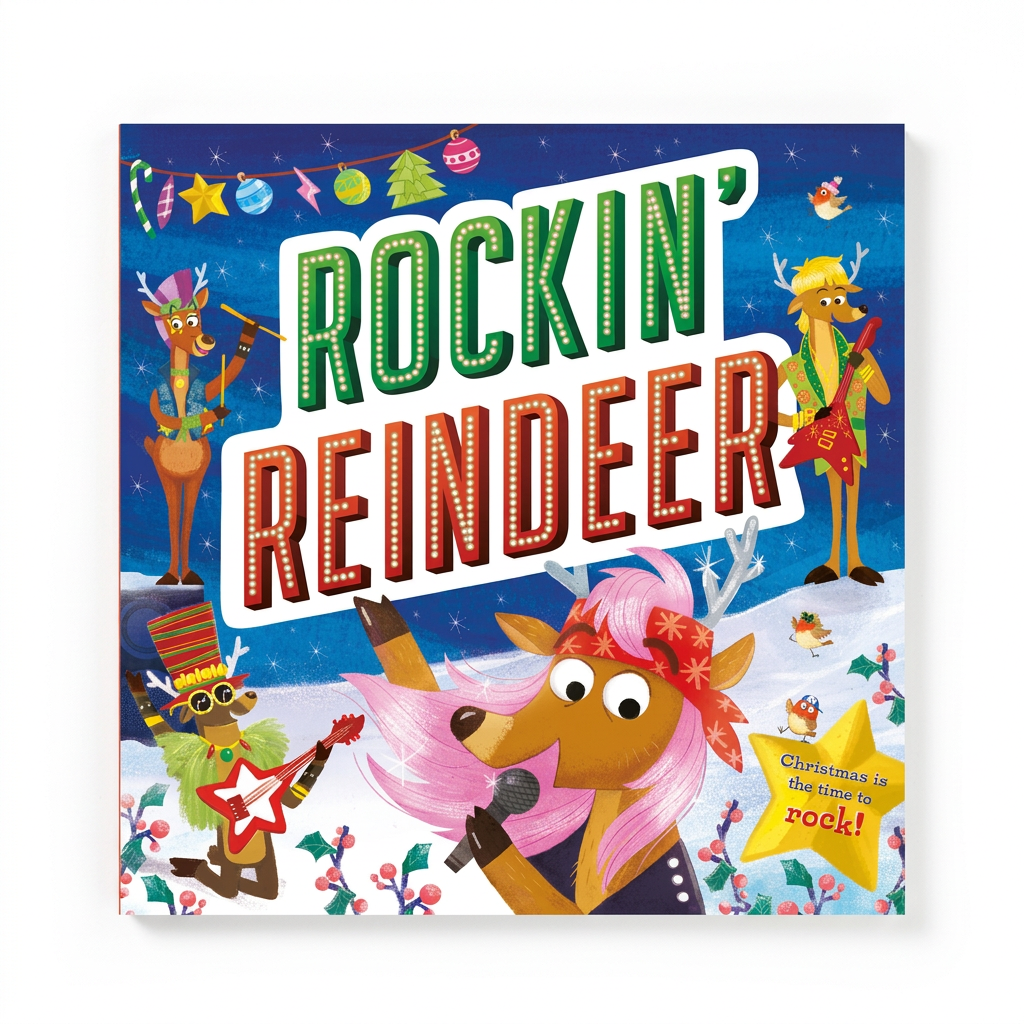 Rockin’ reindeer book.