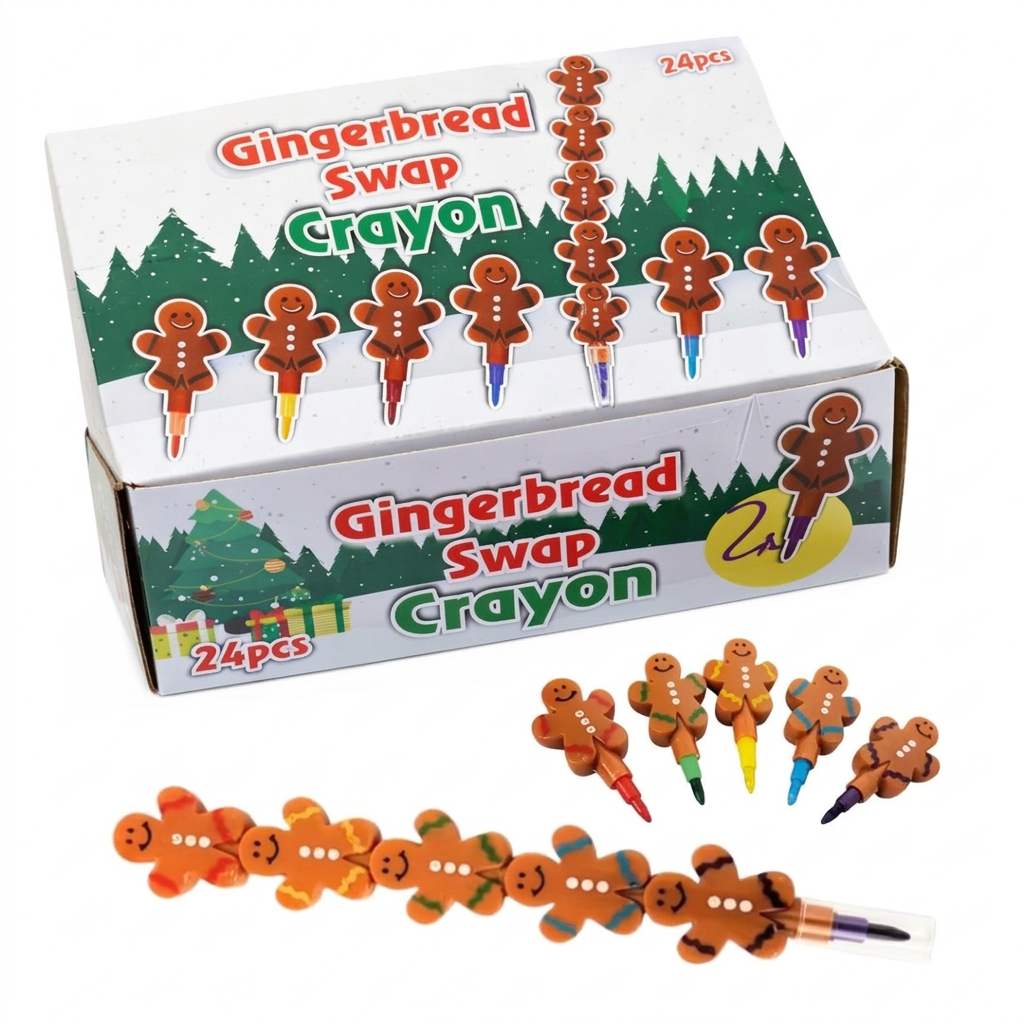 Gingerbread swap crayon