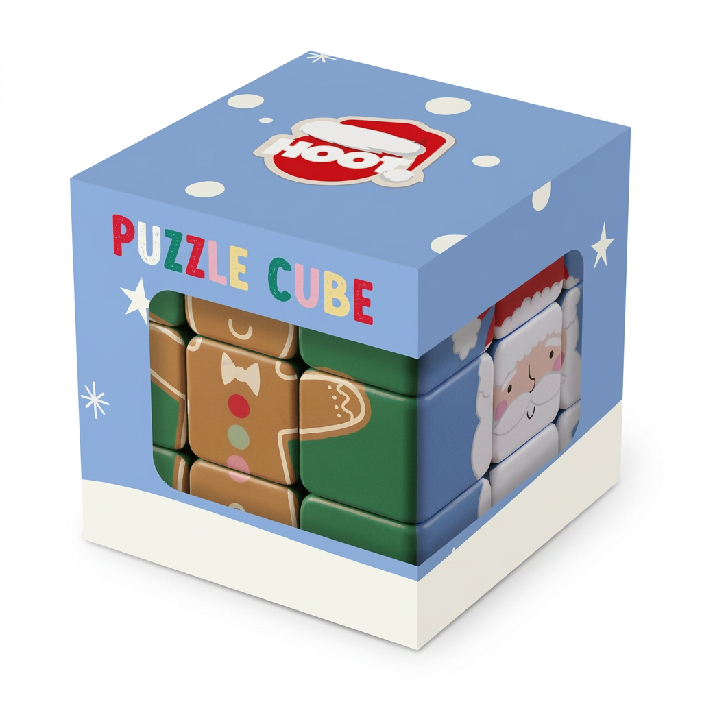 Christmas puzzle cube