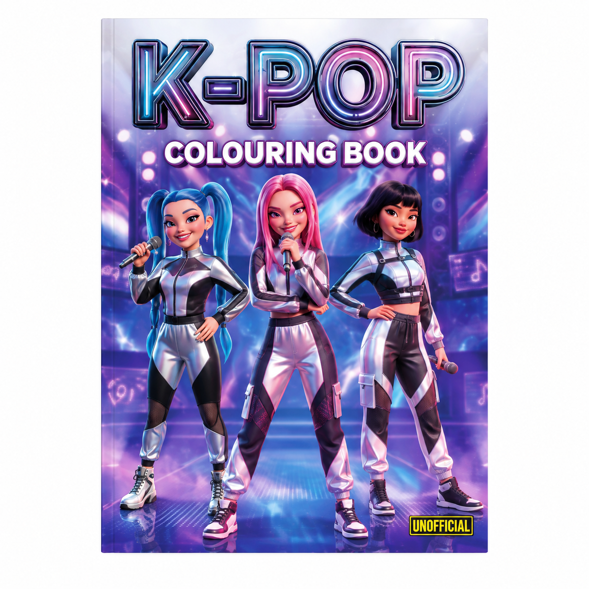 K-pop colouring book