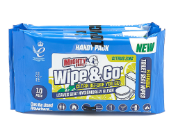 Mighty burst wipe & go 3x10 pack
