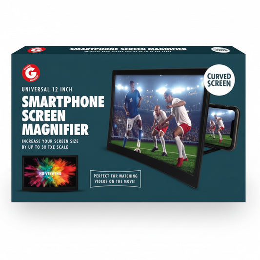 Universal 12 inch smartphone screen magnifier