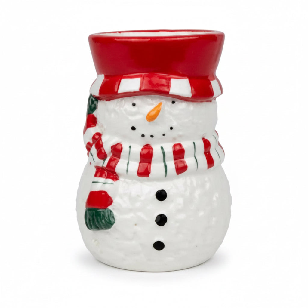 Snowman candle