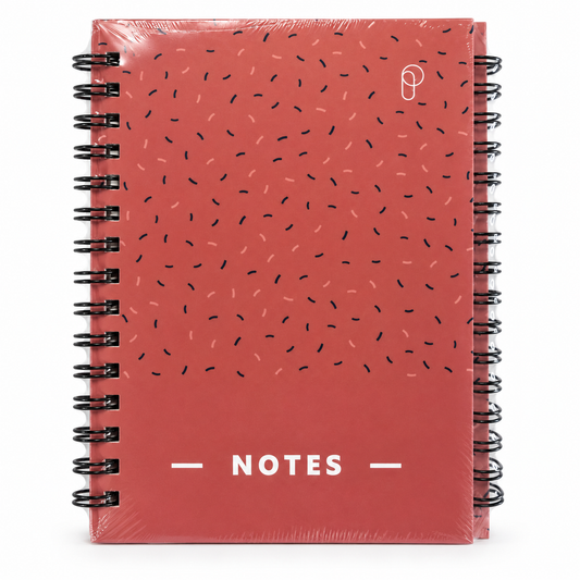 Soft Abstract A6 spiral notebooks 2 pack