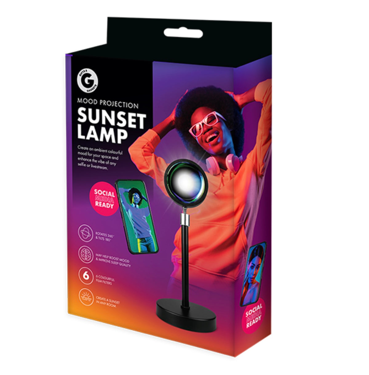Sunset lamp 27cm