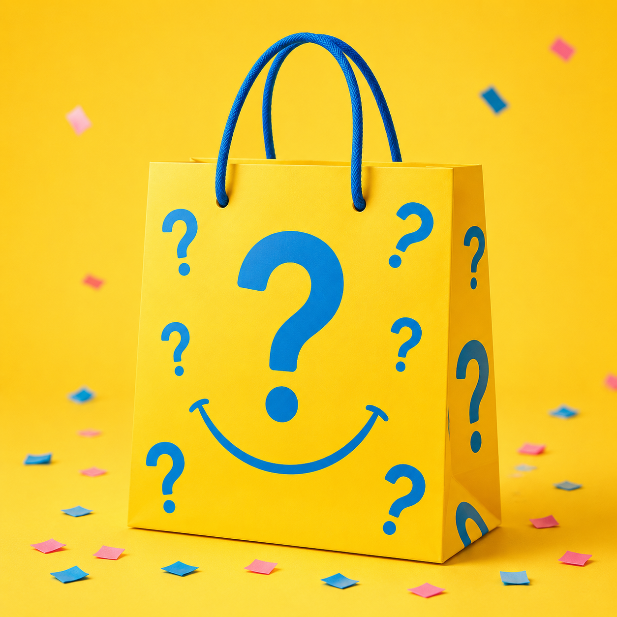 A mystery yellow surprise bag